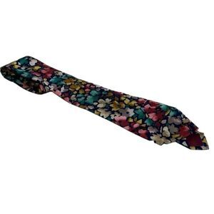 Boston Traders Vintage Blue Floral Classic Neck Tie Mens